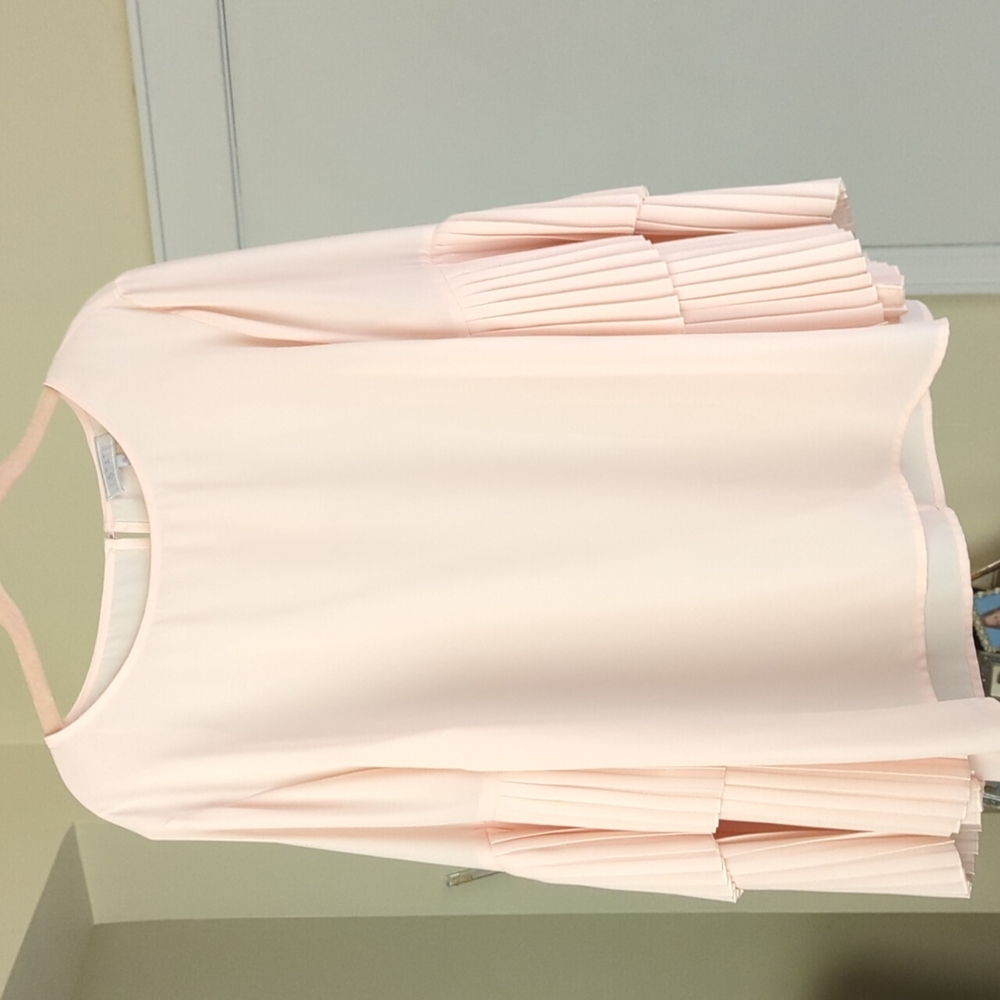 Pink chiffon style top